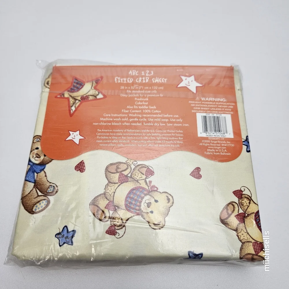 Vintage Fitted Crib Sheet